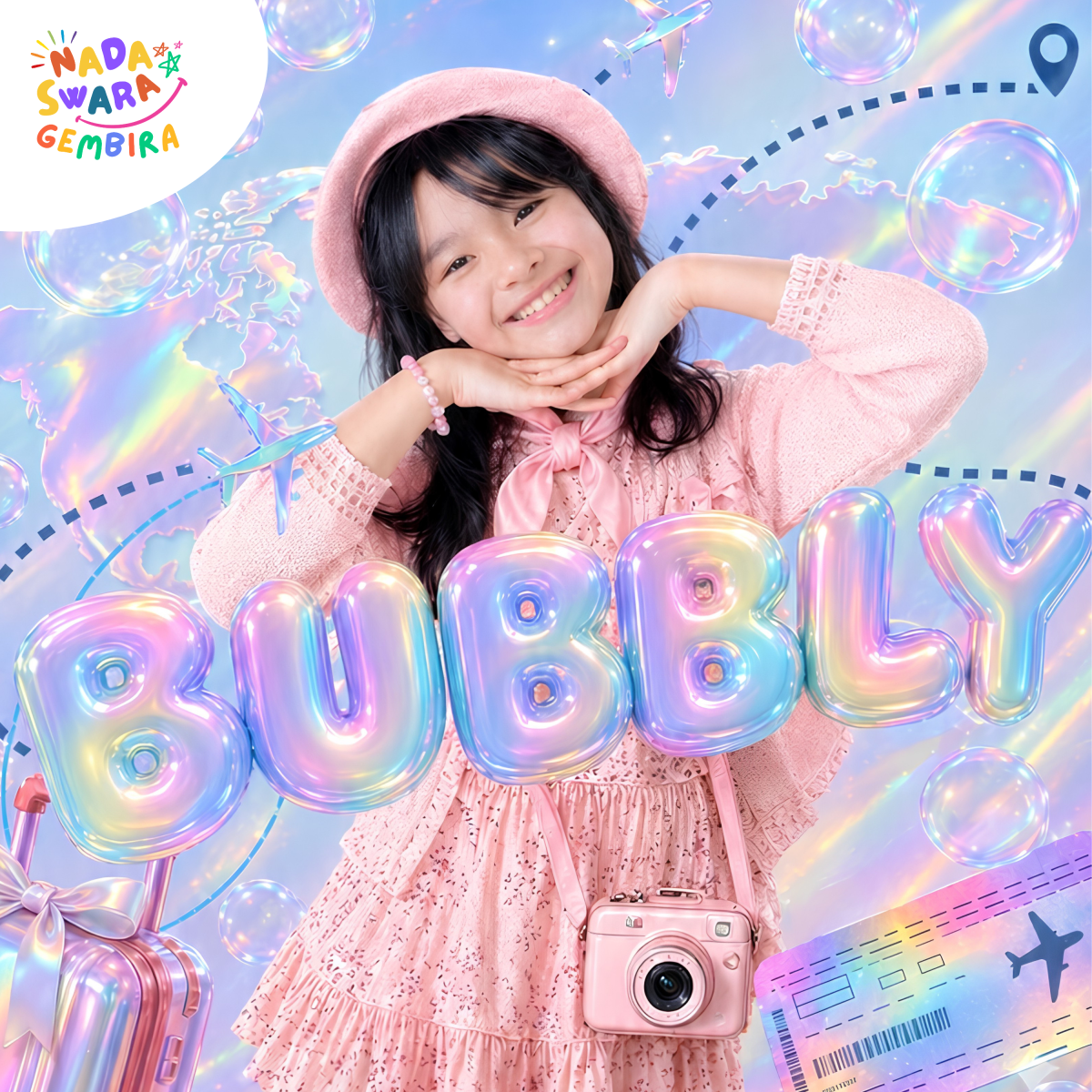 Jacqueline Vallerie Hadirkan “Bubbly” — Lagu Ceria tentang Persahabatan Antar Saudara dan Kenangan Masa&nbsp;Kecil