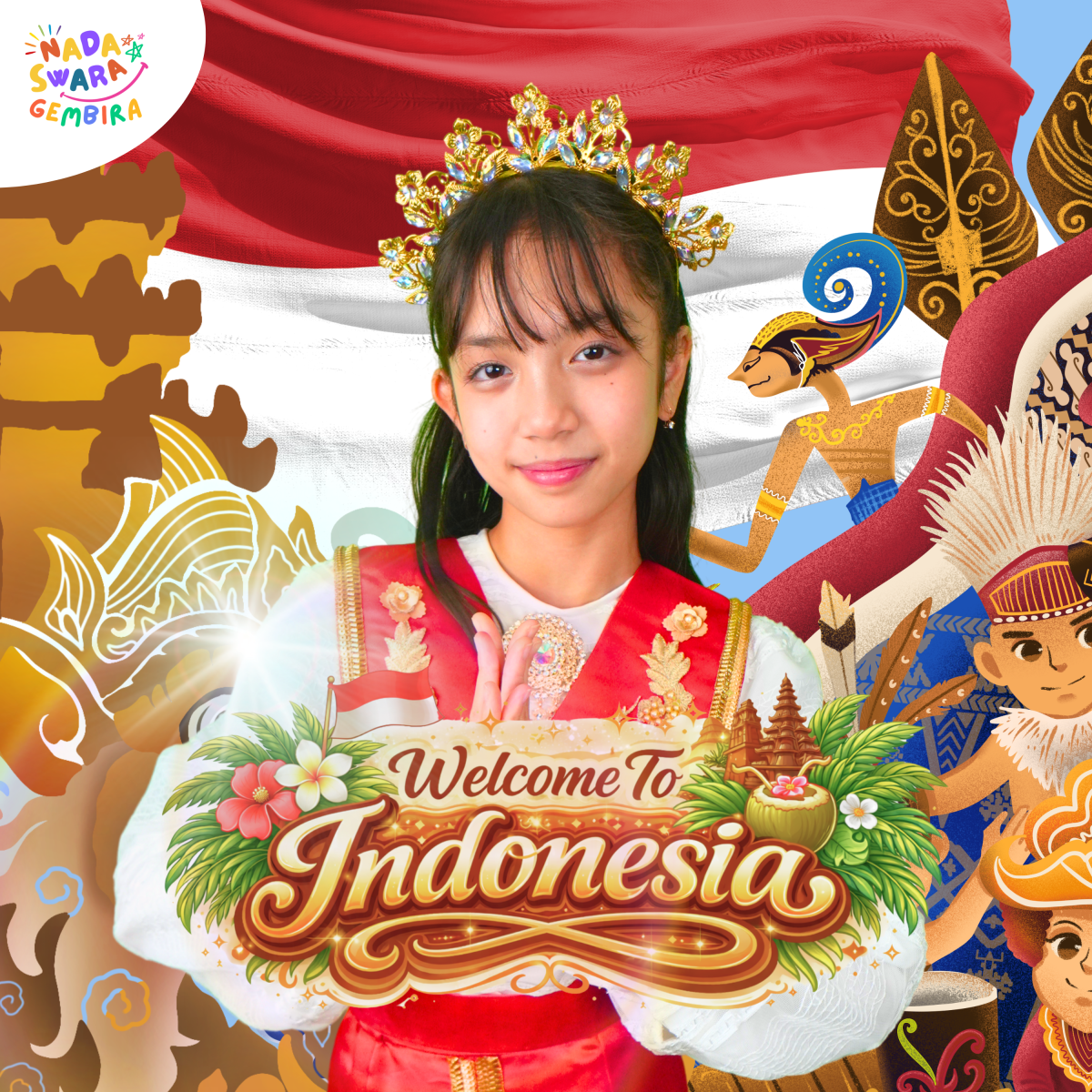 Mahaeswari Yolandha & Nada Swara Gembira Hadirkan “Welcome To Indonesia” — Lagu Ceria yang Merayakan Keindahan dan Keberagaman&nbsp;Indonesia