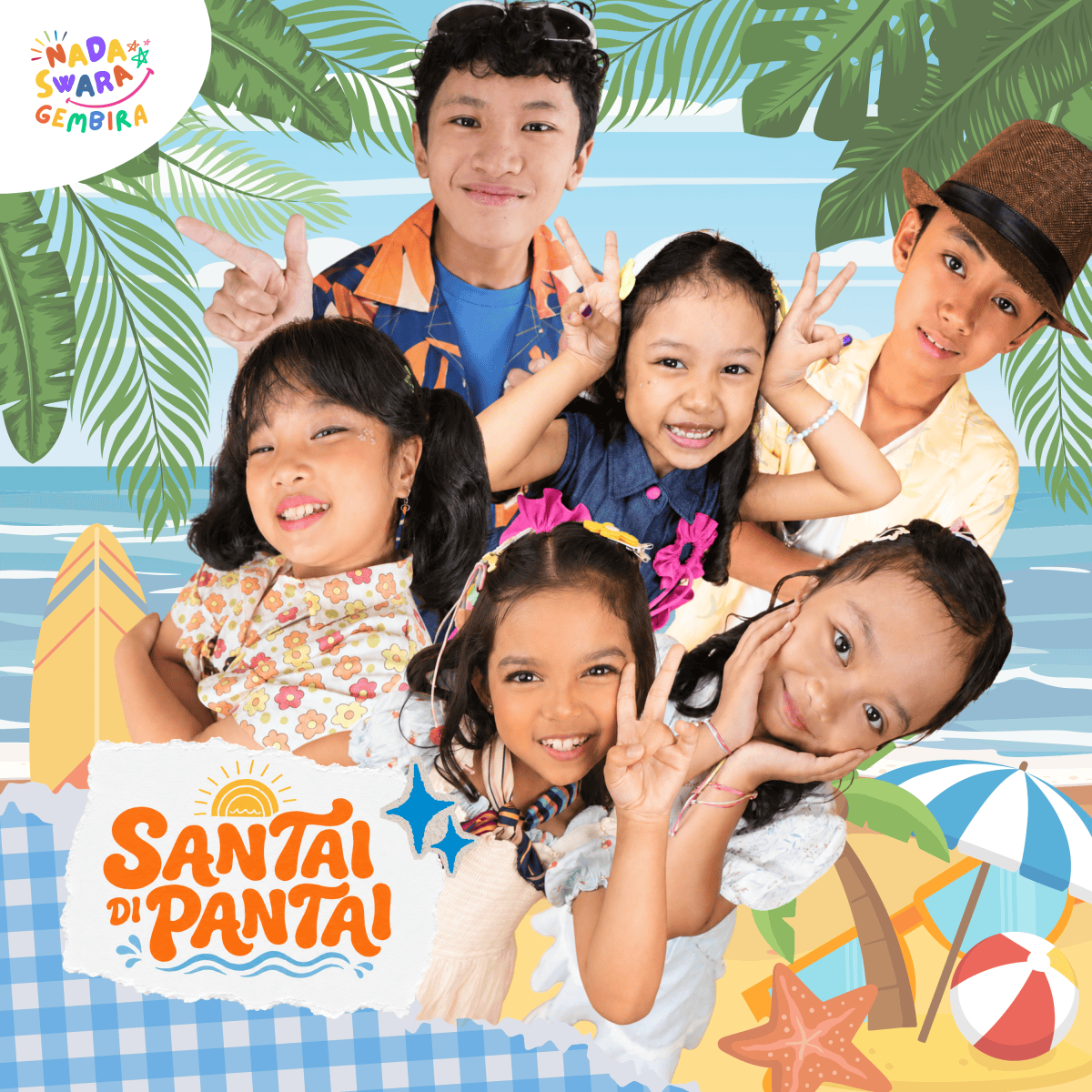 Nada Swara Gembira Hadirkan “Santai Di Pantai” — Lagu Ceria Penuh Summer Vibes untuk Menikmati Liburan&nbsp;Bersama